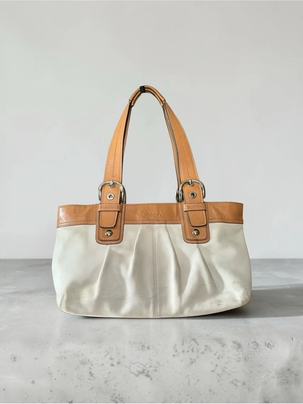 Coach | Bags | Coach Soho Y2k Pleated Leather Buckle Shoulder Bag